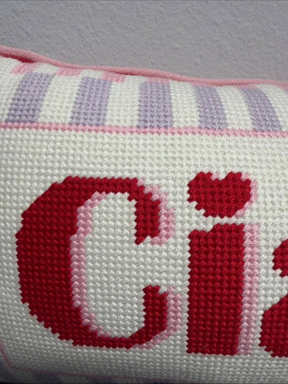 Cupcakes & Cashmere | “CIAO” Embroidered Pillow Sassy Fun Home Decor